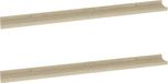 vidaXL Wandschappen 2 stuks 100x9x3 cm Sonoma eikenkleurig