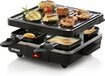 DOMO DO9147G Gourmetstel 'Just us' - Raclette - Grill - 4 personen - Zwart