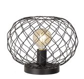 Fischer&Honsel Justin tafellamp, metaal, 40 W, zwart