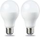 Amazon Basics LED E27 Edison schroeflamp, 14W (gelijk aan 100W), warm wit, dimbaar - verpakking van 2 stuks