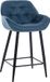 OutdoorMatch Tabouret de bar Lexi - Gris - Bois