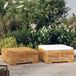 Maison Exclusive - Ensemble de salon 2 pièces pour le jardin, en teck massif