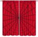 Yearn Jear Super Hero spinnenweb jongens rode gordijnen voor kinderen babykamer slaapkamer thuiskantoor decor decoraties 106 x 111 cm decor