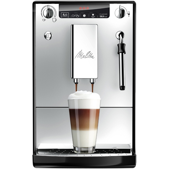 Melitta CAFFEO SOLO&MELK ZWART/ZILVER Volautomatische espressomachine E953-102