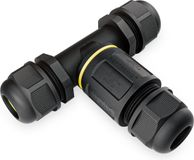 HOFTRONIC Kabelverbinder - T-vorm - IP68 waterdicht - Zwart