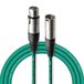 Stagg SMC3 CGR 3 m XLR naar XLR microfoonkabel - groen