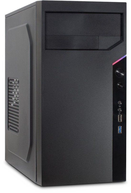Inter-Tech IT-6505 Retro - PC - Zwart