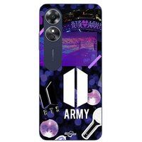 Maniacase Etui Oppo A17 BTS leger logo Bangtan Subs