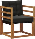 vidaXL - 2-delige Buitensofa Massief Acacia Hout Naturel