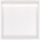 Hotbath &More Inbouwnis - 30 x 30 x 10 cm - met LED-verlichting - Mat Wit