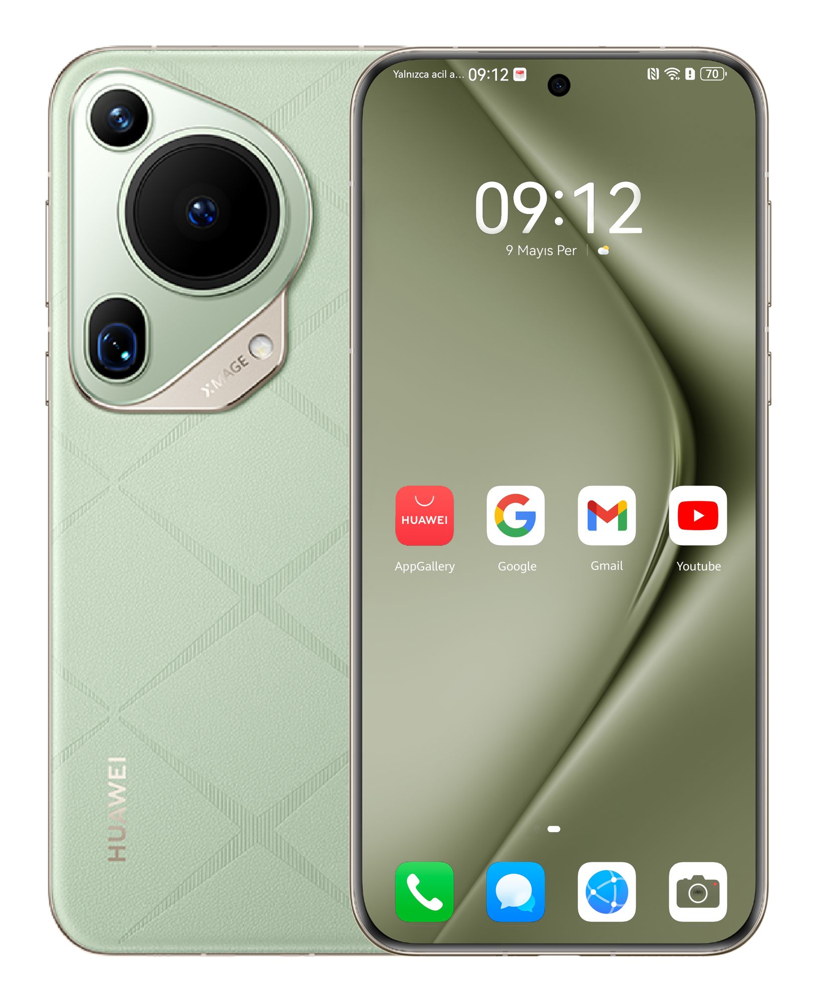 Huawei Pura 70 Ultra 17,3 cm (6.8") Dual SIM 4G USB Type-C 16 GB 512 GB Groen