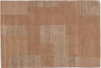 WOOOD Noven Handgeweven Vloerkleed - Wol - Zand - 170x240 cm