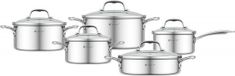 Kassel Top Chef 93038 - 10-delige pannenset - RVS