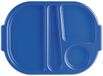 Olympia Kristallon polycarbonaat schaaltje met vakken klein blauw 322mm (10 stuks)