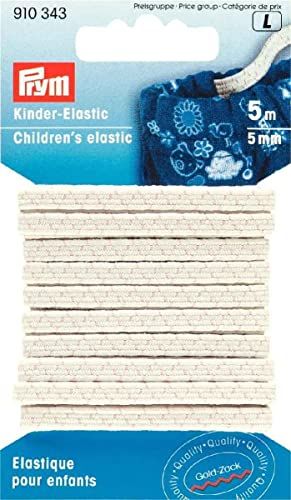 Prym White (5 mm, 5m) Elastic Children's Elastic - 1 Piece