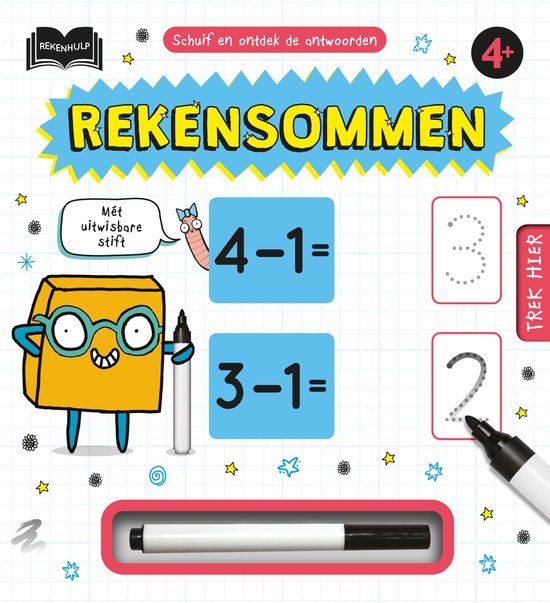 Rekensommen 4+ | Hardcover | 28 augustus 2023