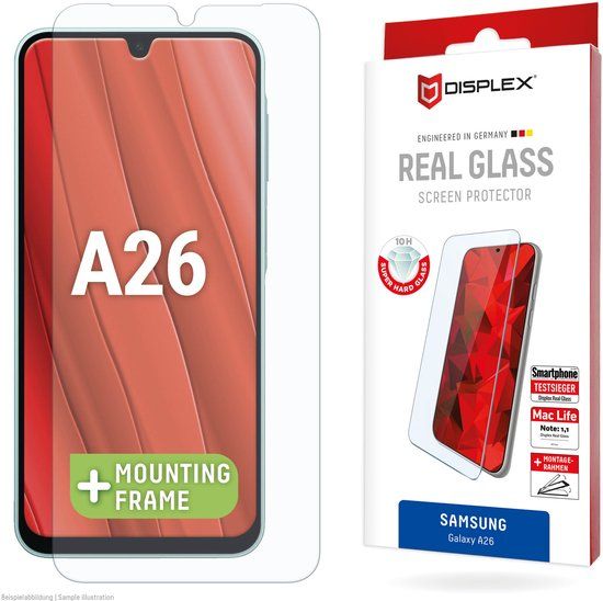 Displex Screenprotector Real Glass geschikt voor Samsung Galaxy A26
