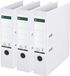 Leitz 180° Ordner PP A4 - Rugbreedte van 80mm - Voordeelverpakking (3 stuks) - Wit
