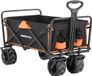 Bolderkar zware belasting 160 kg opvouwbare campingbolderkar draagbare winkelwagen - terreinwagen grote wielen strandwagen