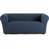 ECOMMERC3 Bankhoes voor 3-zitsbank, zeer elastisch, voor chesters en clippan, blauw, bescherming in het dagelijks leven en pasvorm