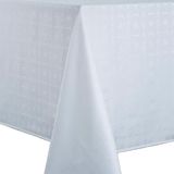 Nydel Damast tafelkleed Venezia (wit, vierkant 160 x 160 cm)
