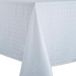 Nydel Damast tafelkleed Venezia (wit, vierkant 160 x 160 cm)