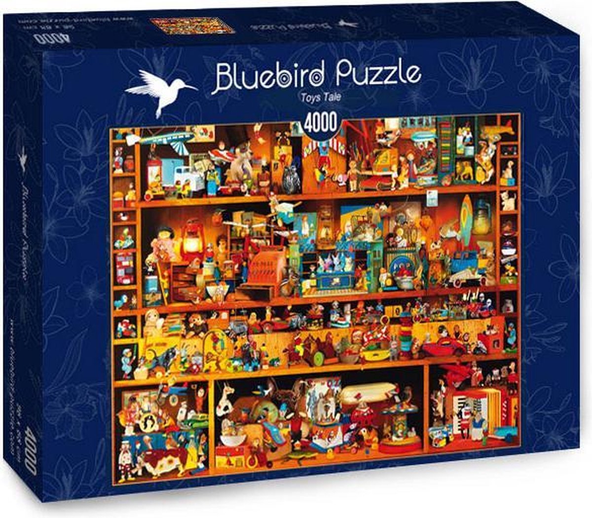 Bluebird Puzzle Toys Tale Bue bird 4000