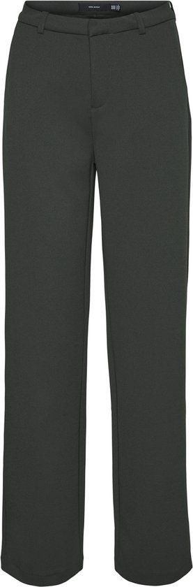 VERO MODA VMZAMIRA MW SLIM STRAIGHT PANT NOOS Dames Leggings Peat Polyester/Elastaan XXL/32