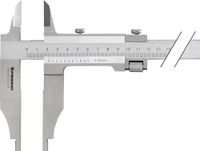 Promat/Tecwerk Werkplaatsschuifmaat | DIN 862 | 1000 mm | met meetpunten | snavellengte 150 mm