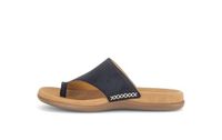 Gabor Dames Platte Sandalen Leer Navy