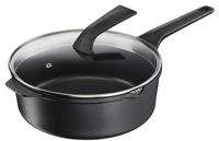 Tefal Robusto Hapjespan - 26 cm - Zwart - Met Deksel