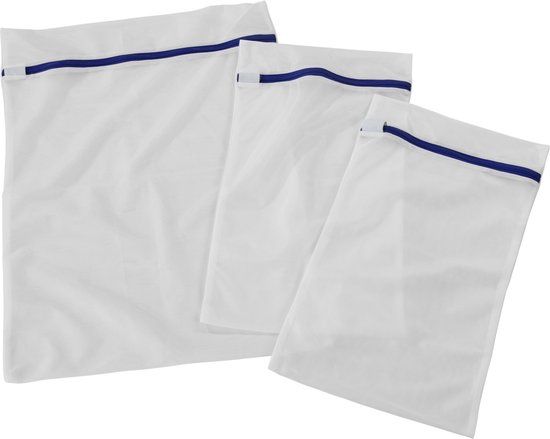 Leifheit Waszakken Set (3 stuks) - Wit/Blauw - 1 kg