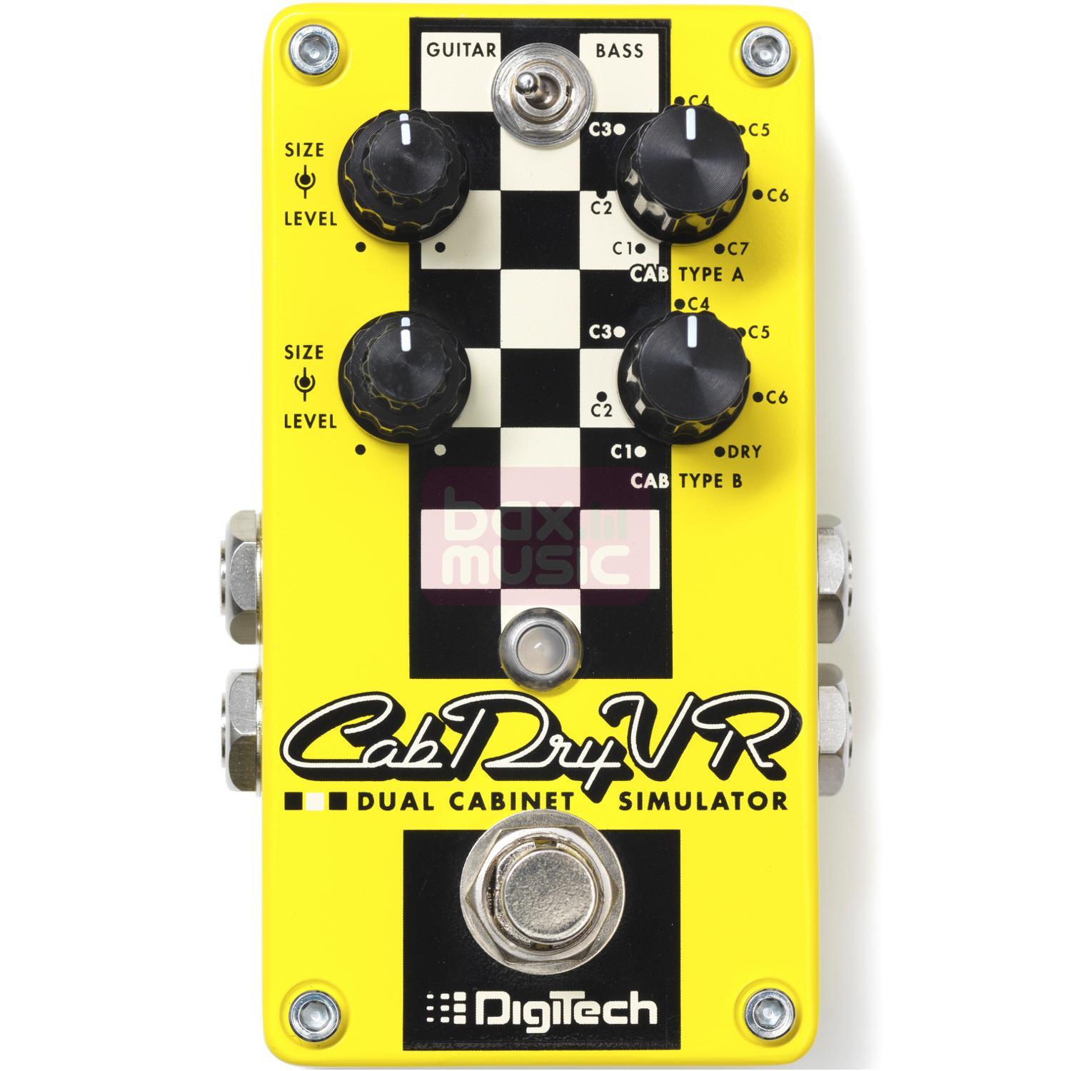 Digitech Cab Dry VR Dual Cabinet Simulator effectpedaal