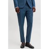 JACK & JONES PREMIUM Blauwe Pantalon met Wol