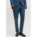 JACK & JONES PREMIUM Blauwe Pantalon met Wol