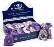 Le Chatelard Display Lavendel & Lavandin sachets 18x18gram