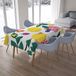 Bonamaison Tafelkleed, Anti-Mold, Sneldrogend, Waterdicht, 100% Polyester Tafellaken, 140cm x 200cm - Ontworpen en Vervaardigd in Turkije