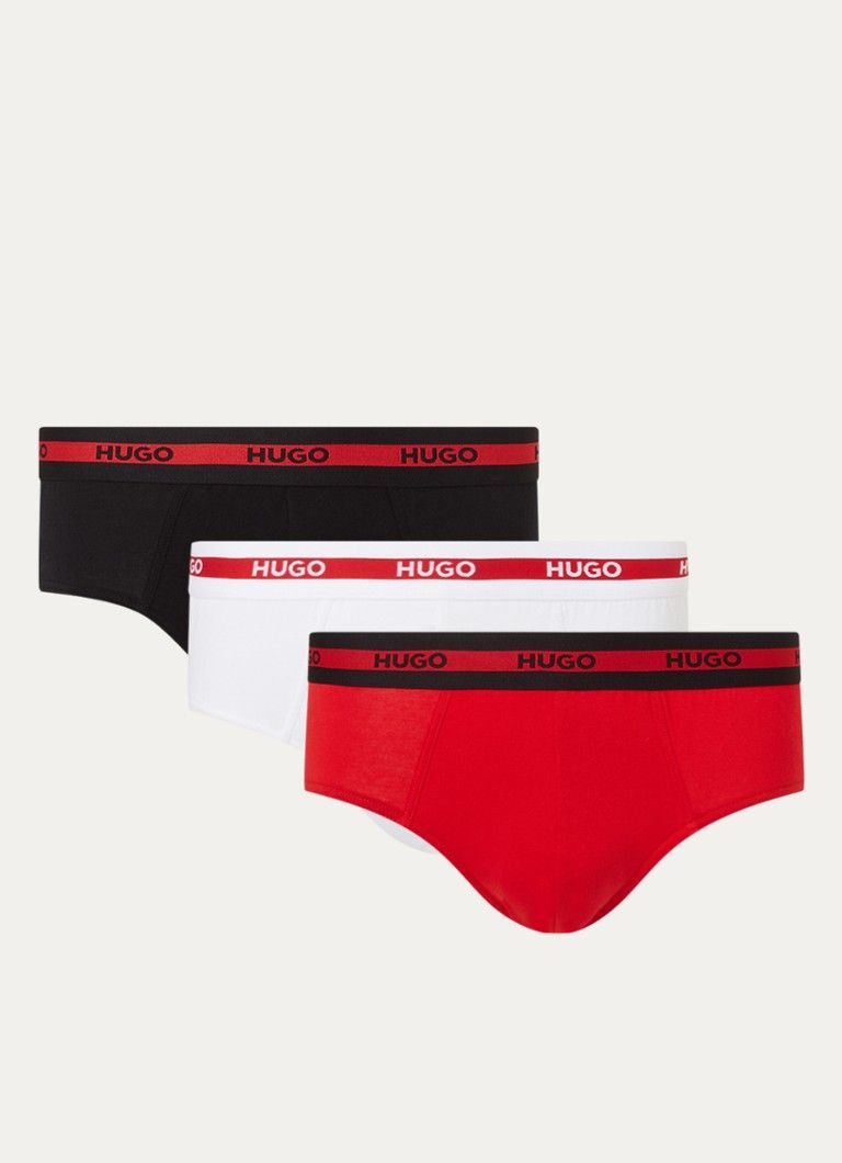 HUGO BOSS Slip 3-Pack with Logo Band