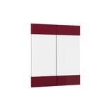 Vicco R-Line Keukenfront – 59.2 x 59 cm meubelfront voor de glazen hangkast Rode hoogglans