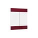 Vicco R-Line Keukenfront – 59.2 x 59 cm meubelfront voor de glazen hangkast Rode hoogglans