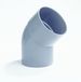 DYKA BV Coude 45° Mof/Spie 160 PVC Gris