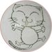Tokyo Design Studio CNB Enterprises B.V. Roze kinder Kom - Kawaii Cat - 11.5 x 6cm 250ml