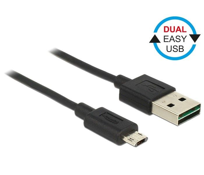 DeLOCK 84804 USB-kabel - 0,2 m - Zwart