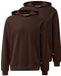 s.Oliver Heren hoodie 2-pack Basic bruin Katoen 3XL