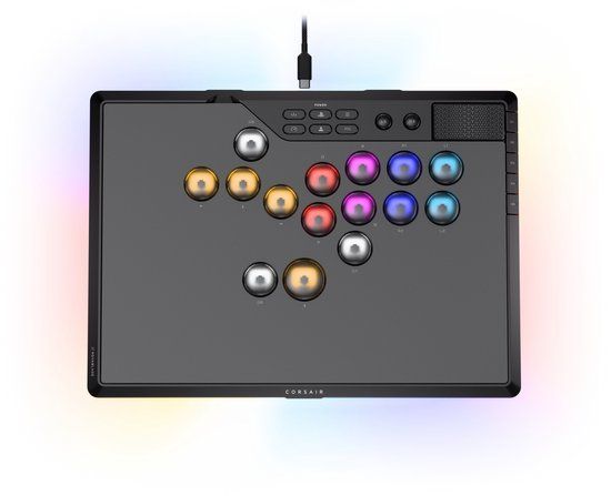 Corsair Novablade Pro - Draadloze Stickloze Hall-effect Controller - Rapid Trigger - PS5/PS4 & PC - Zwart