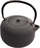 Point-Virgule Theepot - 6-kops - Fonte - Met interne emaillaag - 1L - Misty Grey