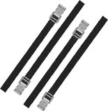ProPlus Caravan/Camper Fietsen Spanbanden/Sjorbanden/Bindriemen - 6x stuks - 50 cm - Zwart