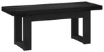 Banc NOAIN 120 x 41 x 45 cm Bois massif d'épicéa Noir