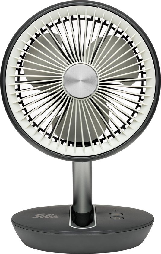 Solis Charge & Go Fan 7586 - Oplaadbare Ventilator - Grijs