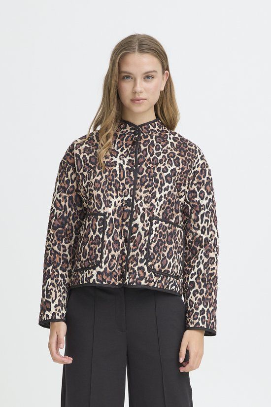 ICHI IHLIVANTA JA Dames Jas - LEOPARD